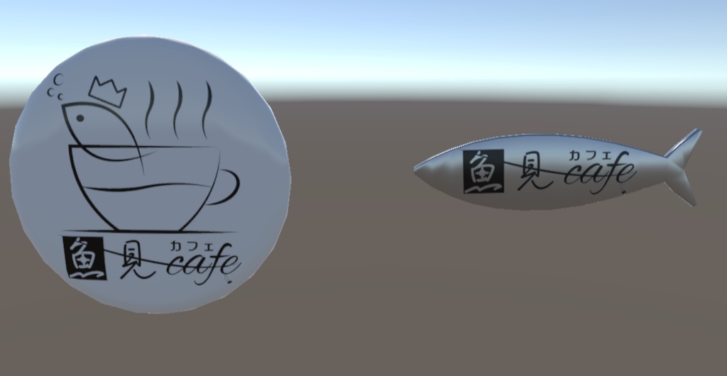 VRChat　”ほんの少し”だけ仲を深める「魚見カフェ」　バッジ＆ネクタイピン