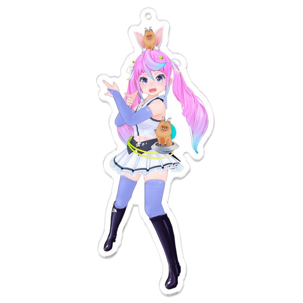 同志かりん　決めポーズアクリルキーホルダー