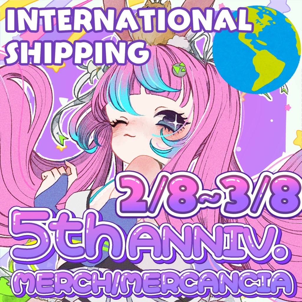 【International shipping】Comrade Karin 5th Anniversary Merch/ Mercancía de 5° aniversario 