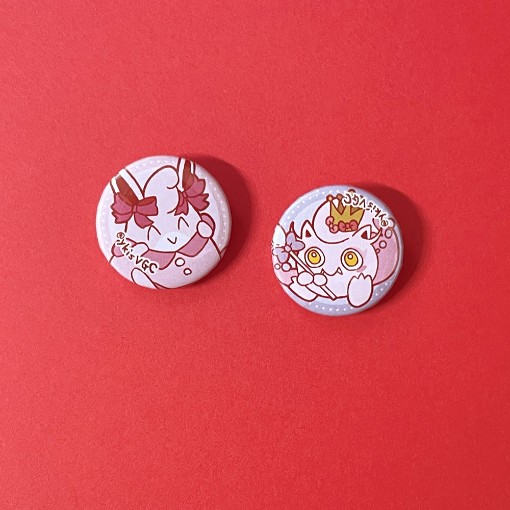 缶バッジセットC🎀プクリン&サケブシッポ