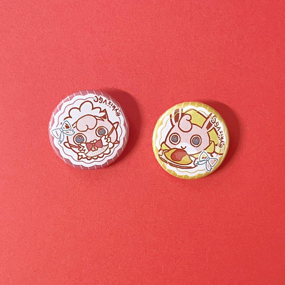 缶バッジセットD🎀プリン&プクリン