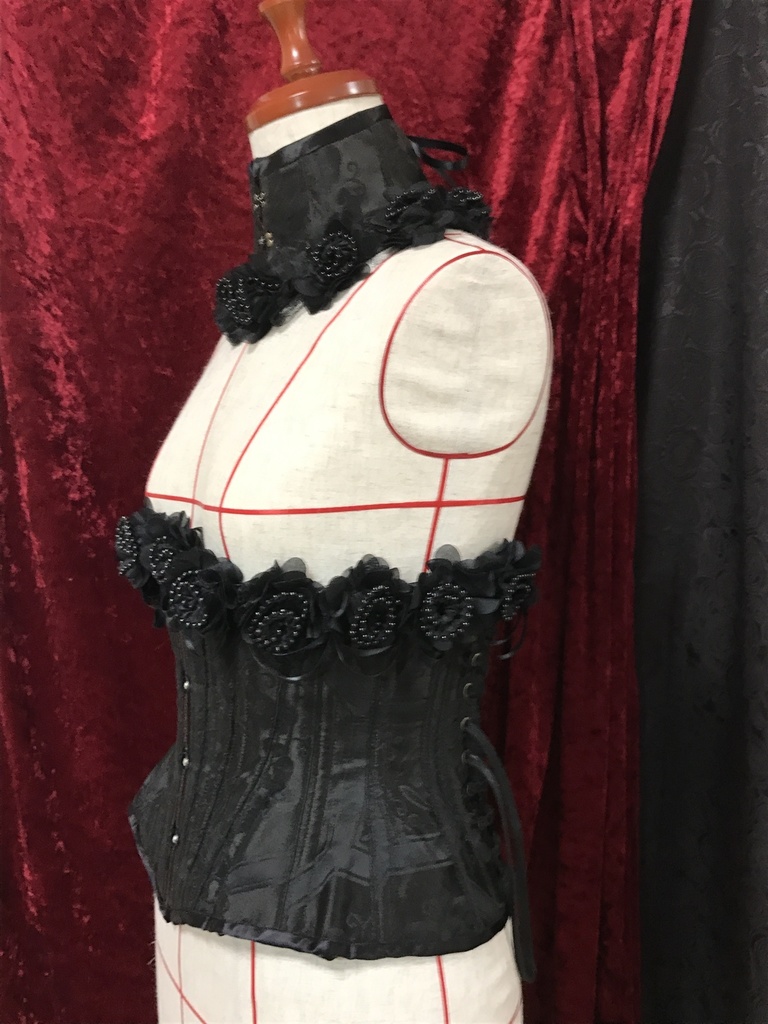 【過去作例】【再販無】【旧作】18インチ 喪服帯コルセット