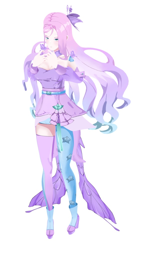 Original 3D Model 「Chiyoco」__ 「치요코」