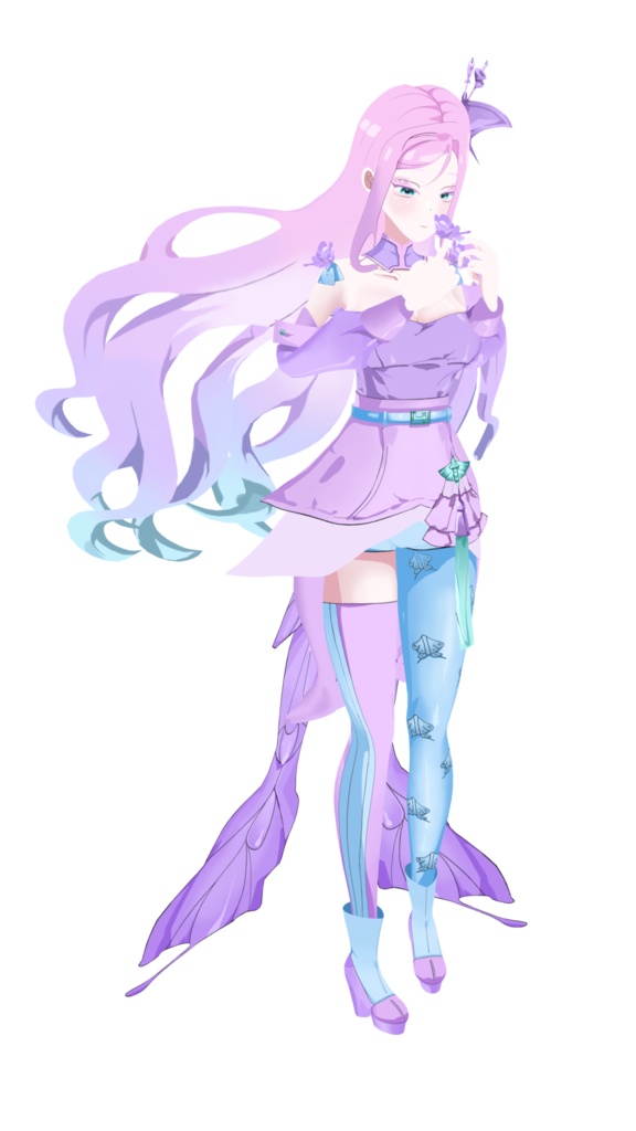 Original 3D Model 「Chiyoco」__ 「치요코」