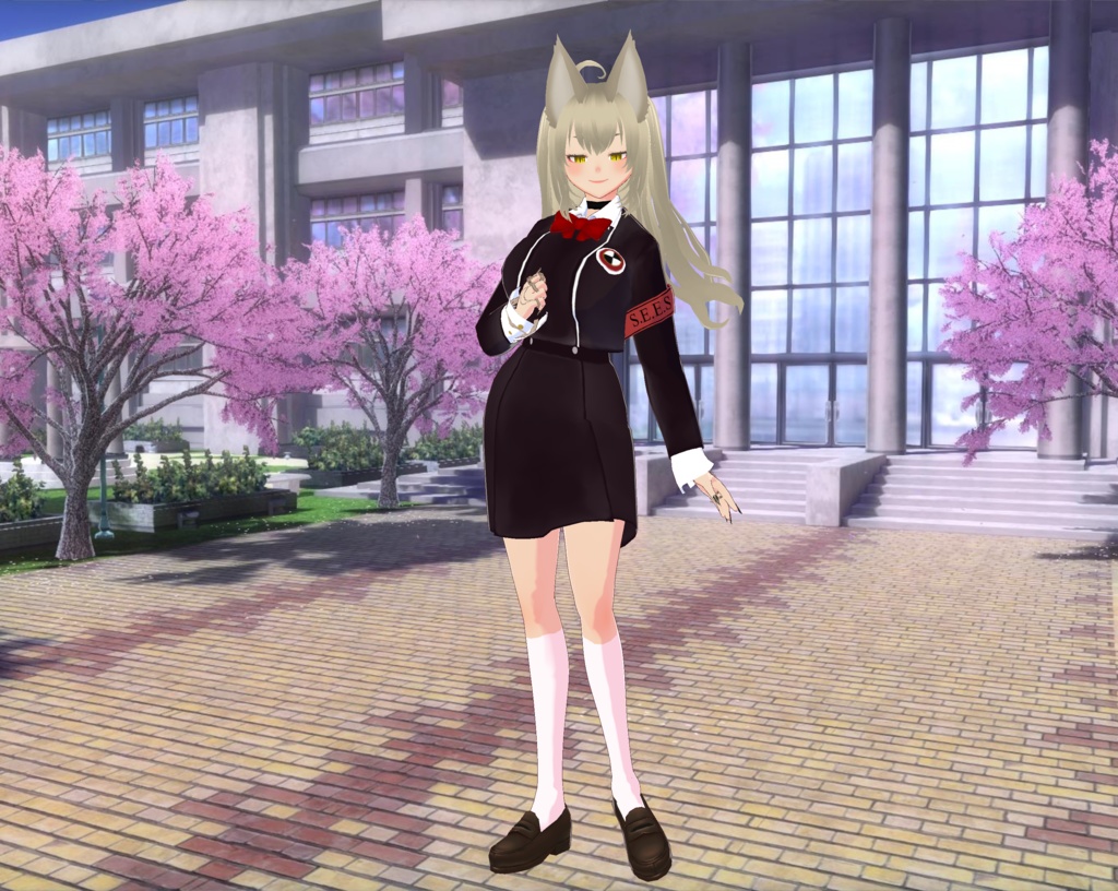 Gekkoukan High Winter Uniform (F) from Persona 3