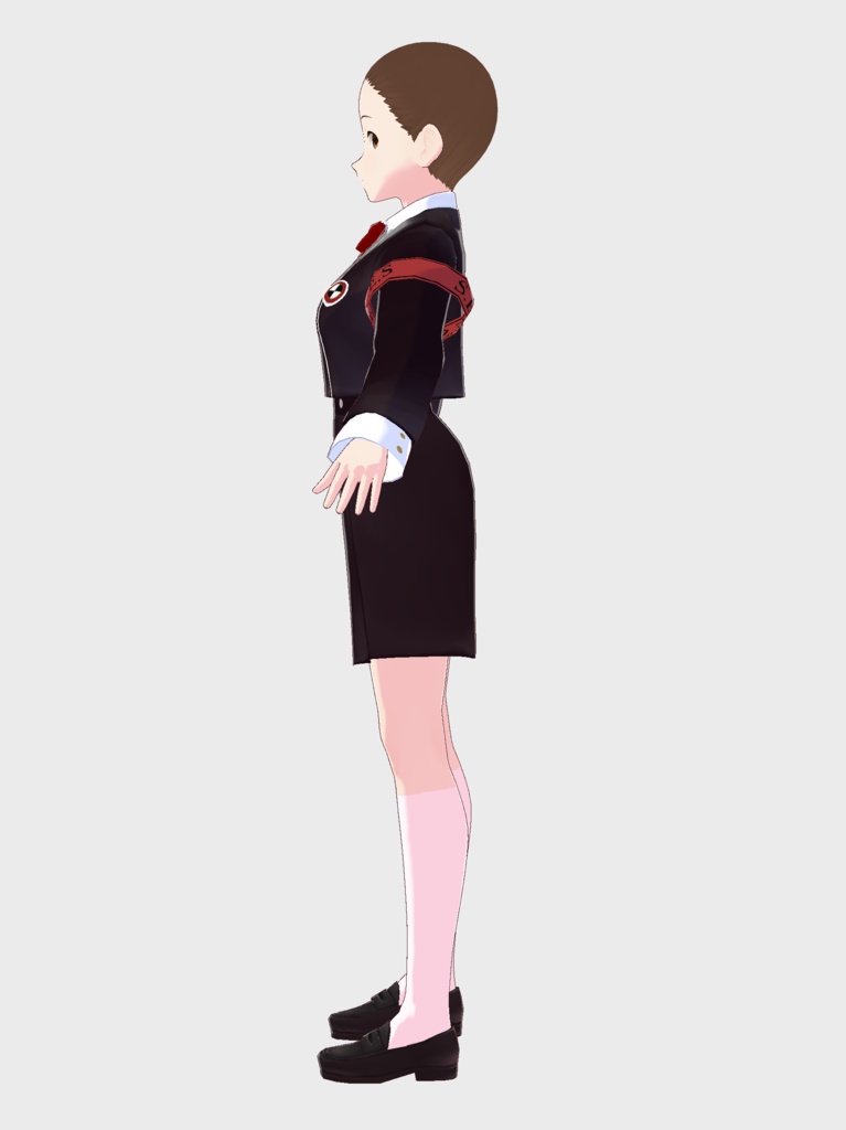 Gekkoukan High Winter Uniform (F) from Persona 3