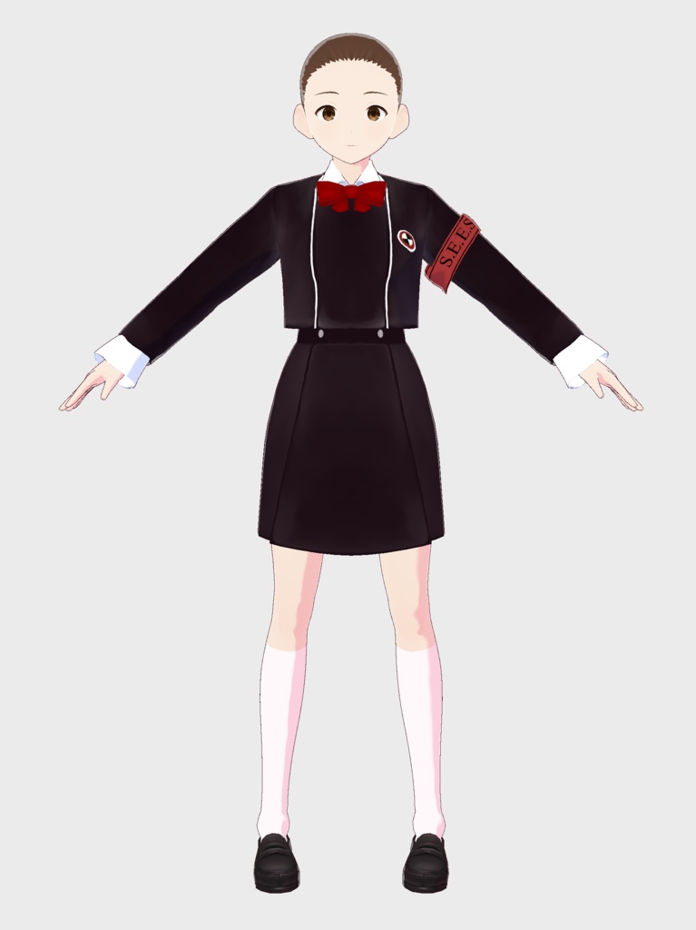 Gekkoukan High Winter Uniform (F) from Persona 3