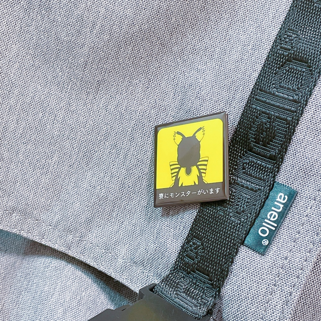 寮にモンスターがいます缶バッジ