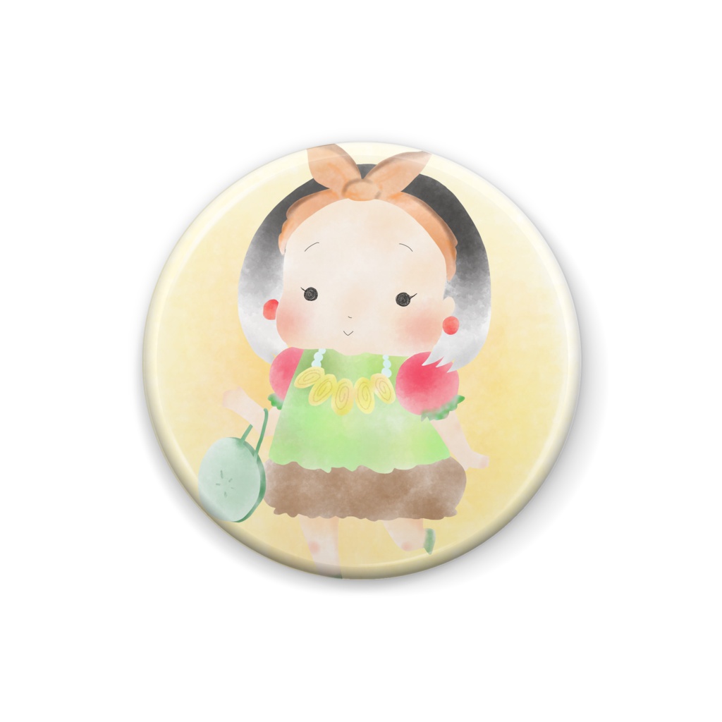 お弁当ちゃん缶バッジ