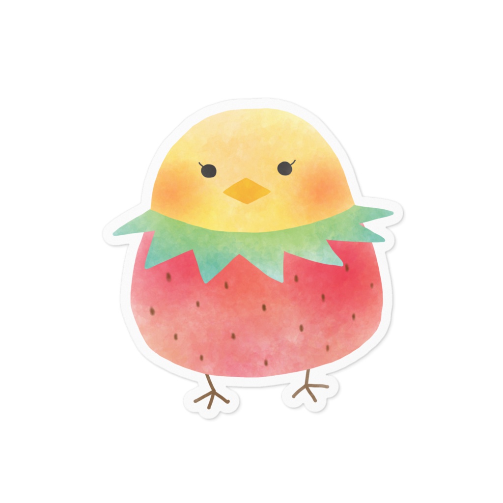 いちごドリのリタ ステッカー