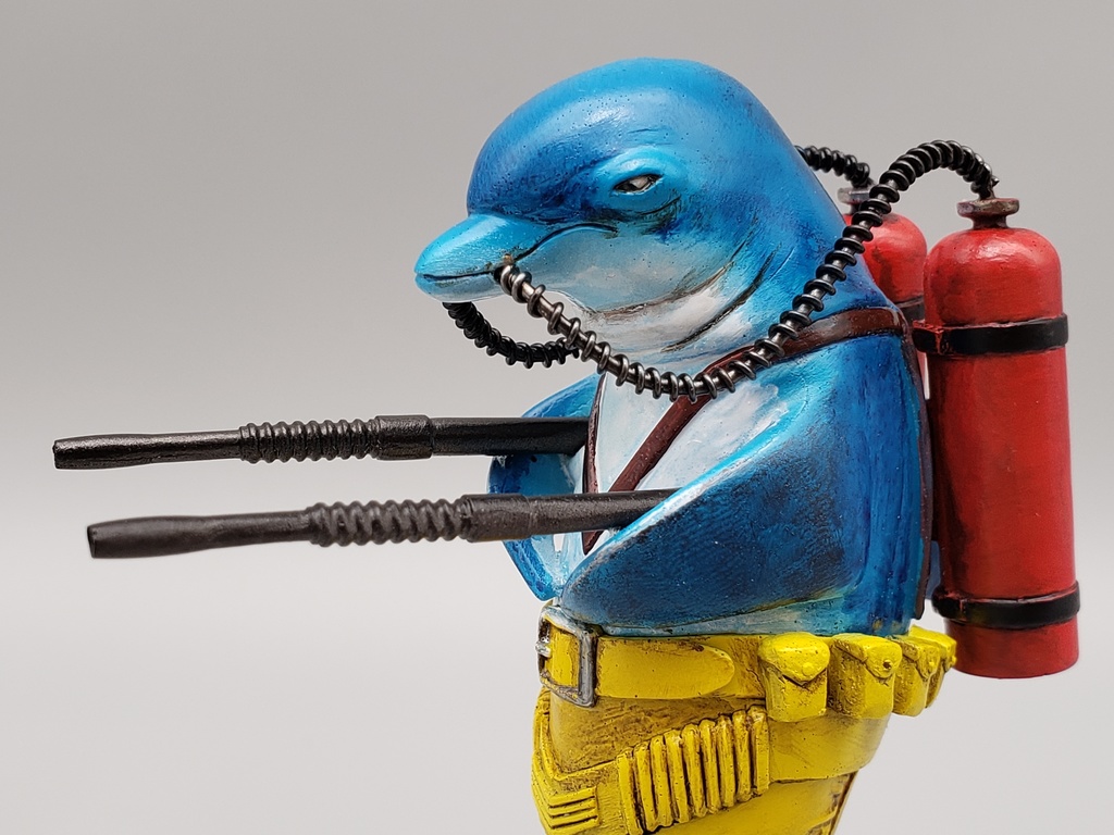 【予約商品】 完成品 イルカがせめてきたぞっ