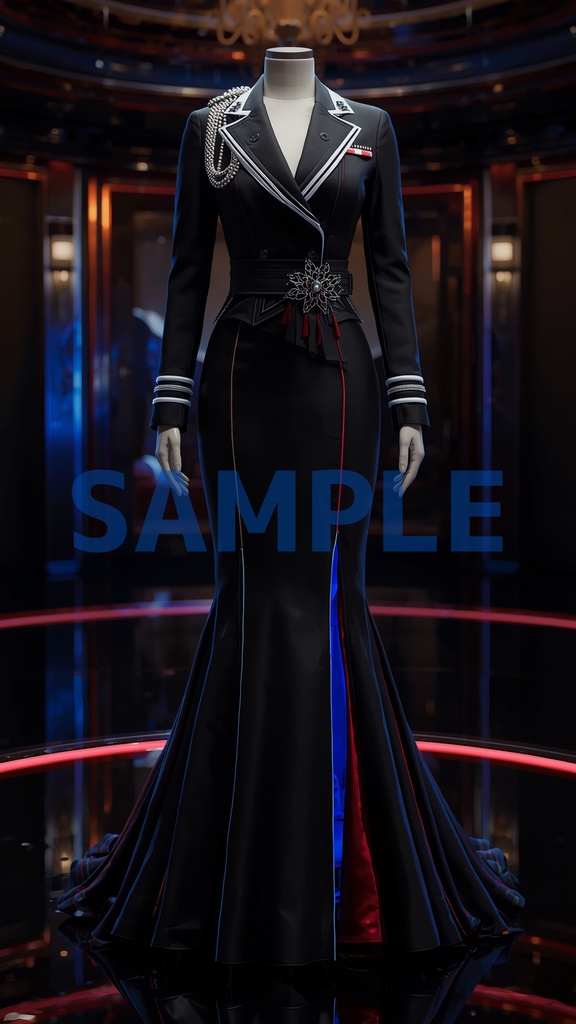 幻想ドレスアート壁紙セット(5枚入り)【恋と深空編】