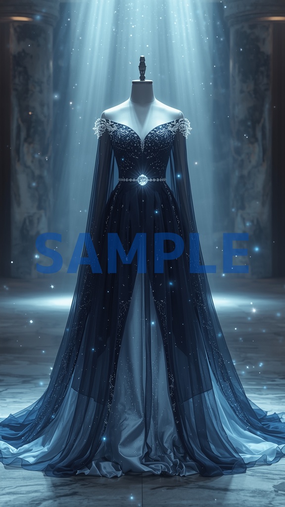 幻想ドレスアート壁紙セット(5枚入り)【恋と深空編】