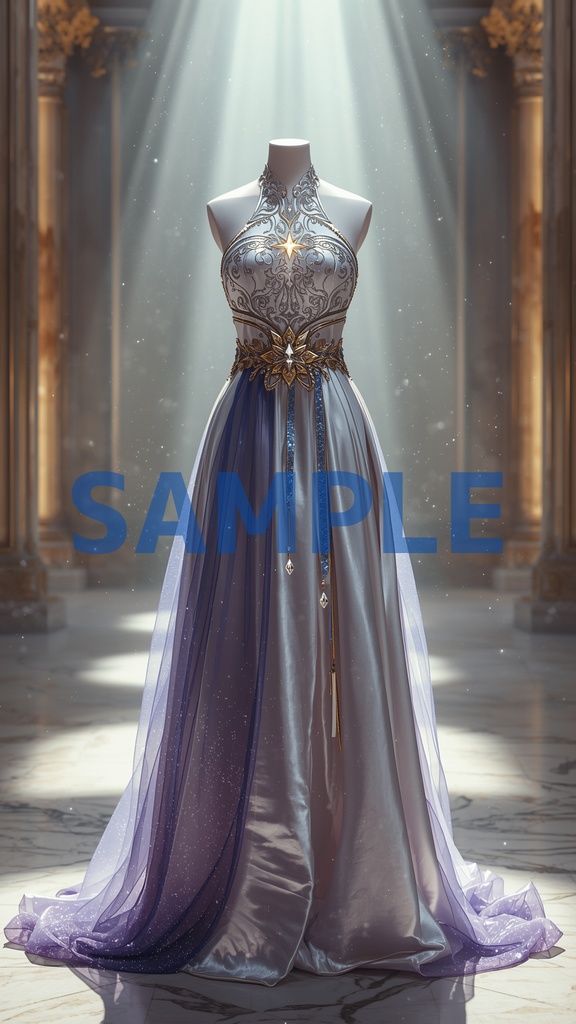 幻想ドレスアート壁紙セット(5枚入り)【恋と深空編】