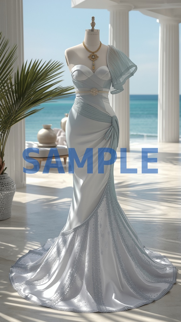 幻想ドレスアート壁紙セット(5枚入り)【恋と深空・戦闘衣装編】