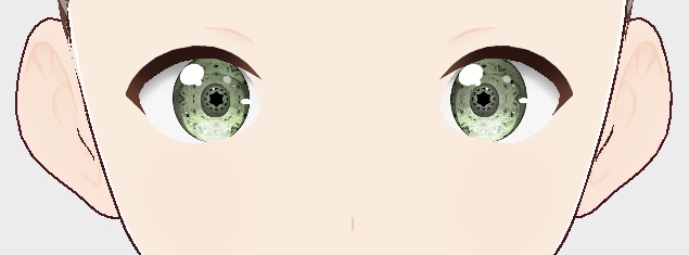 Vroid pastel pattern eyes texture pack