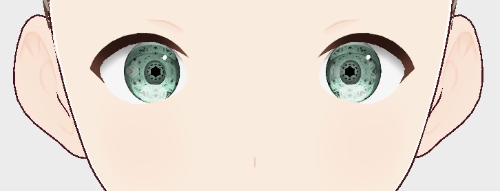 Vroid pastel pattern eyes texture pack