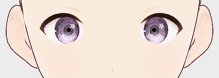 Vroid pastel pattern eyes texture pack