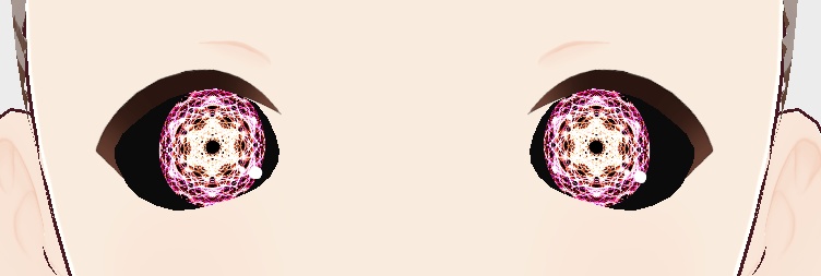 Vroid eye texture pack - cyber mandala