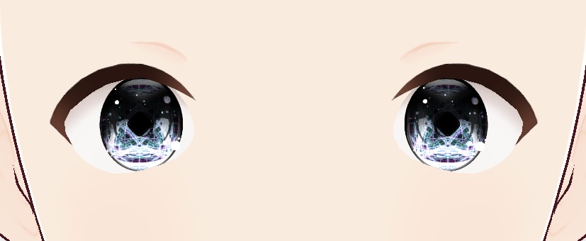 Vroid dark pastel pattern eyes texture pack