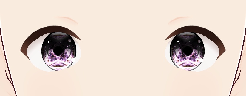 Vroid dark pastel pattern eyes texture pack