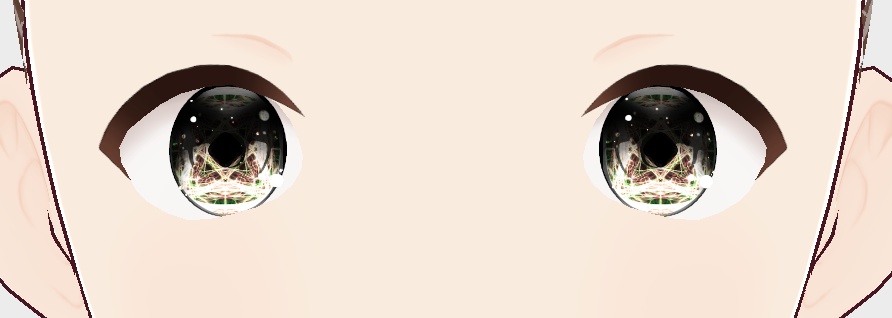 Vroid dark pastel pattern eyes texture pack