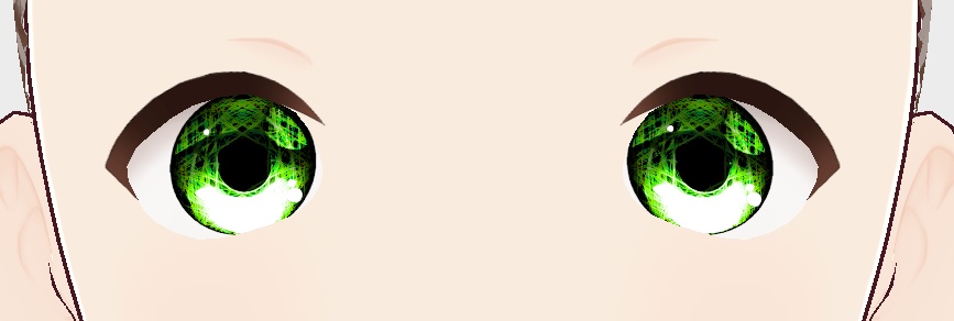 Neon cyber eyes texture pack Vroid