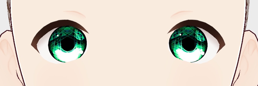 Neon cyber eyes texture pack Vroid