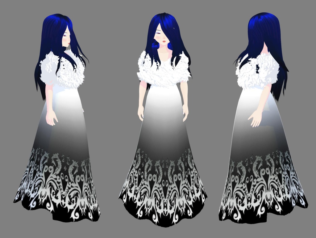 Sonia - Adoptable Vroid & Blender made vtuber model model, original character