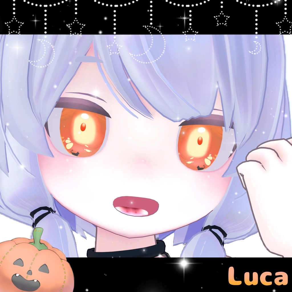 【複数対応】ハロウィンアイテクスチャ【無料】