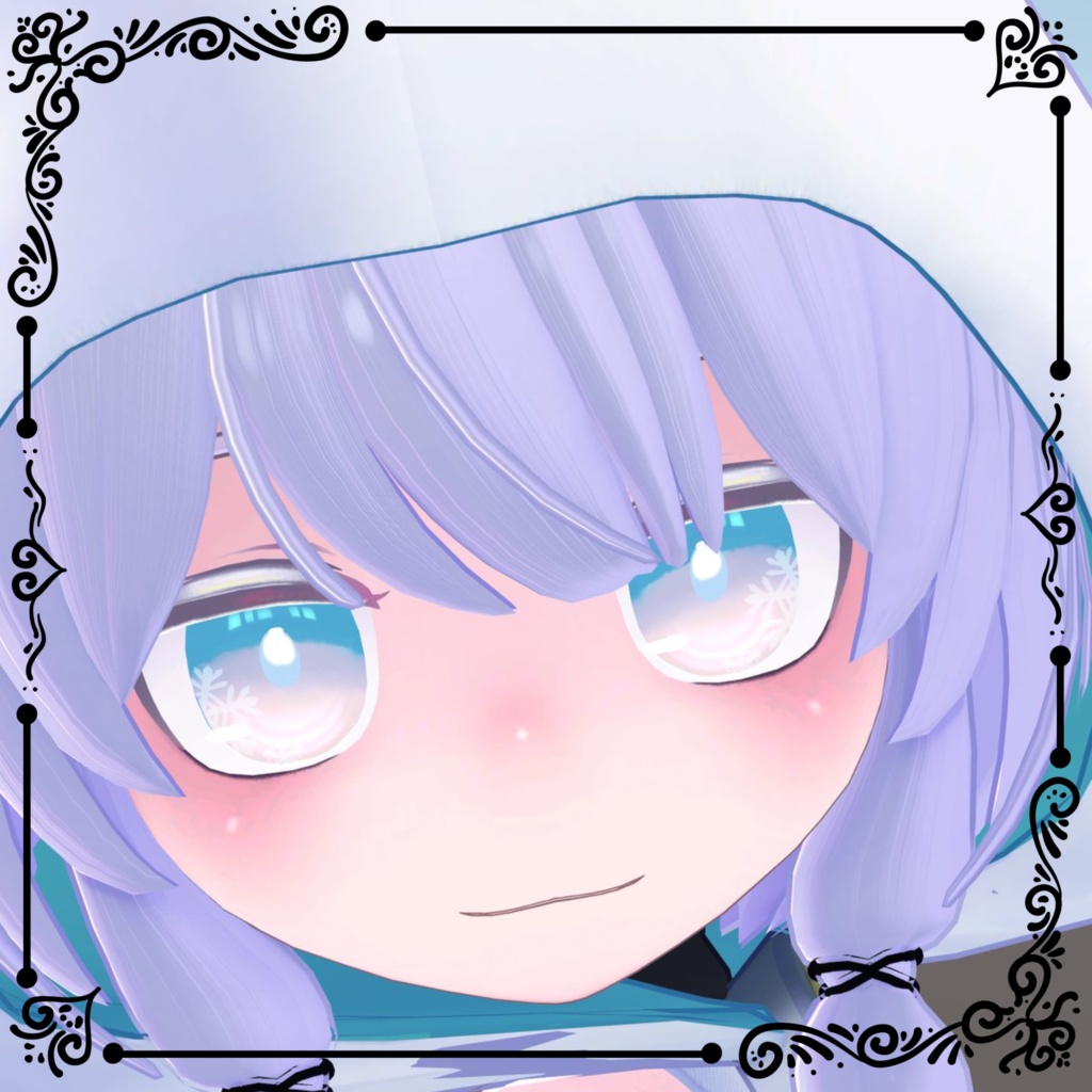 【複数アバター対応】Snow Eye texture【4collar】