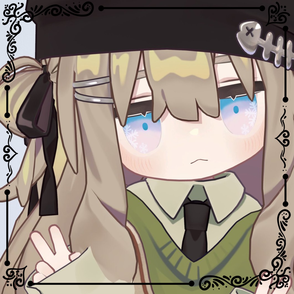 【複数アバター対応】Snow Eye texture【4collar】