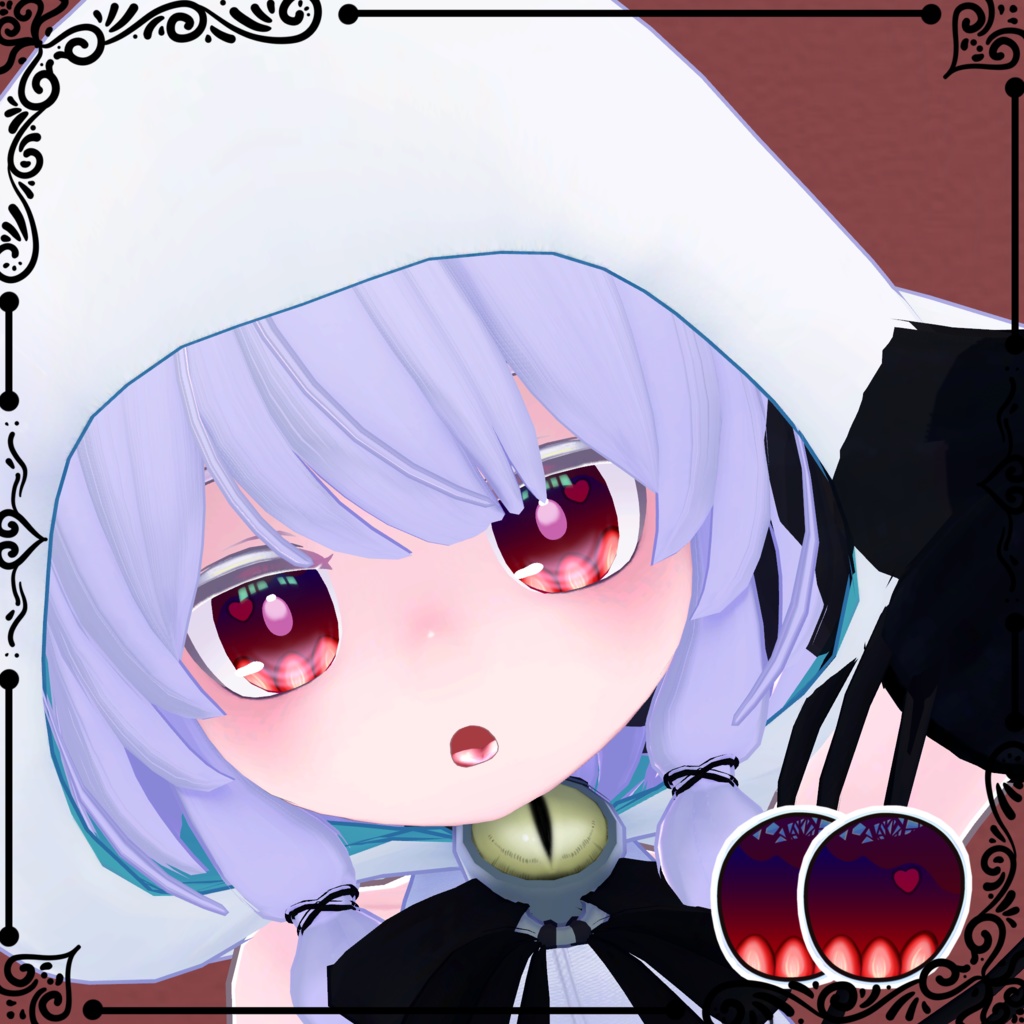 【23アバター対応】苺チョコレート【Eye texture】