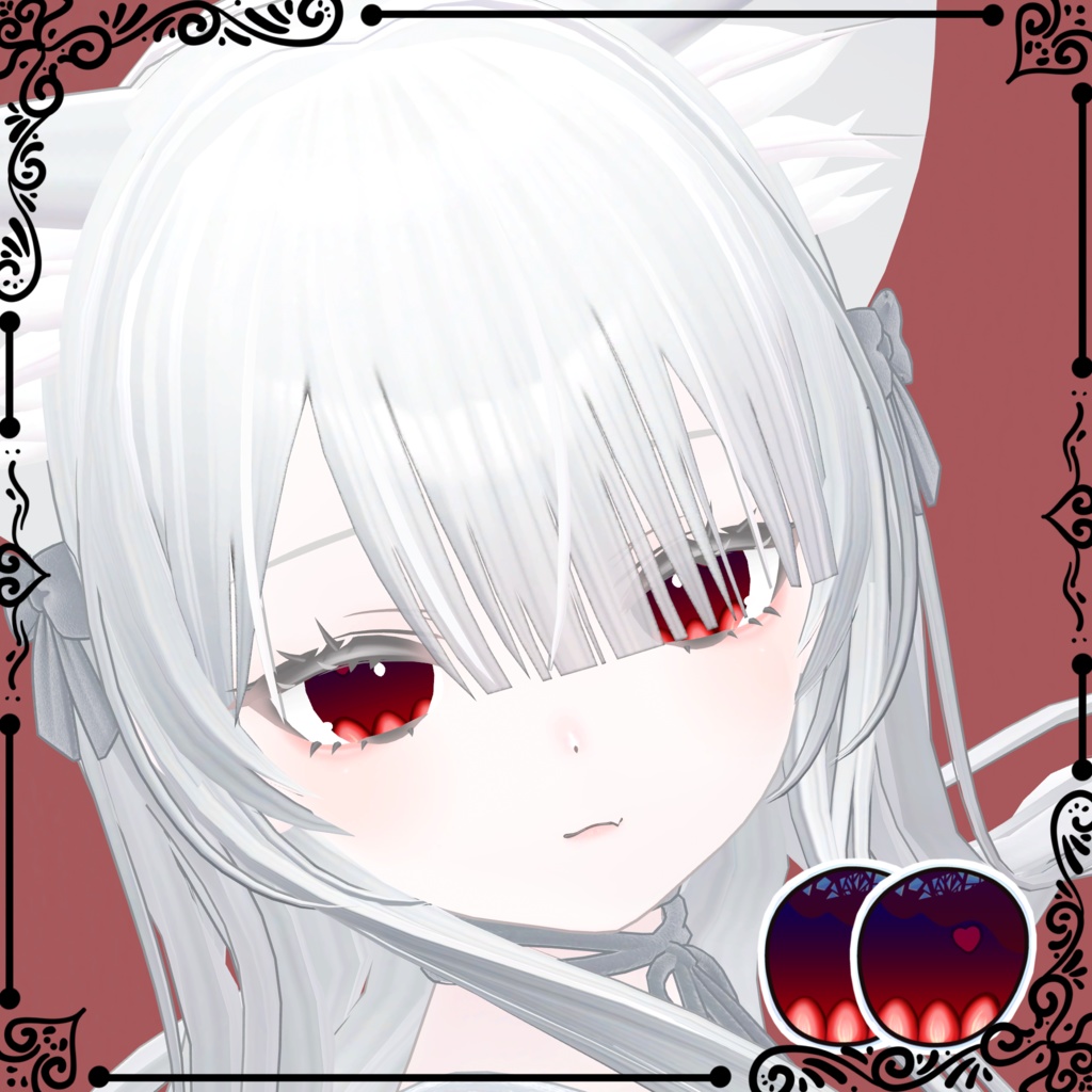 【23アバター対応】苺チョコレート【Eye texture】