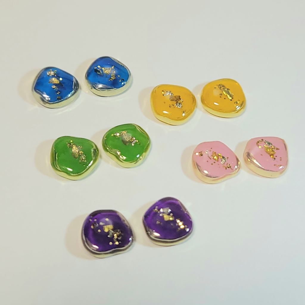 【刀ミュ】レジンピアス 三条カラー