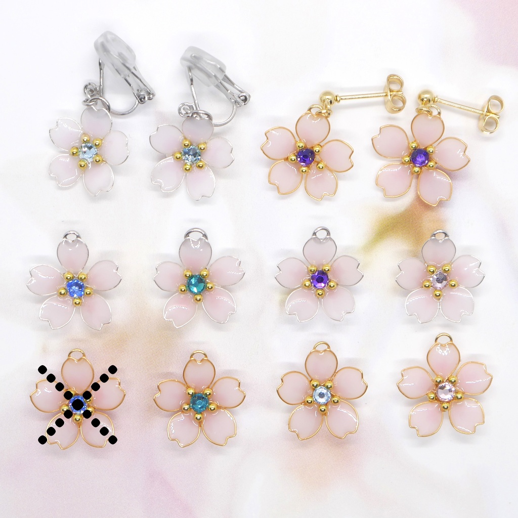 桜のピアス