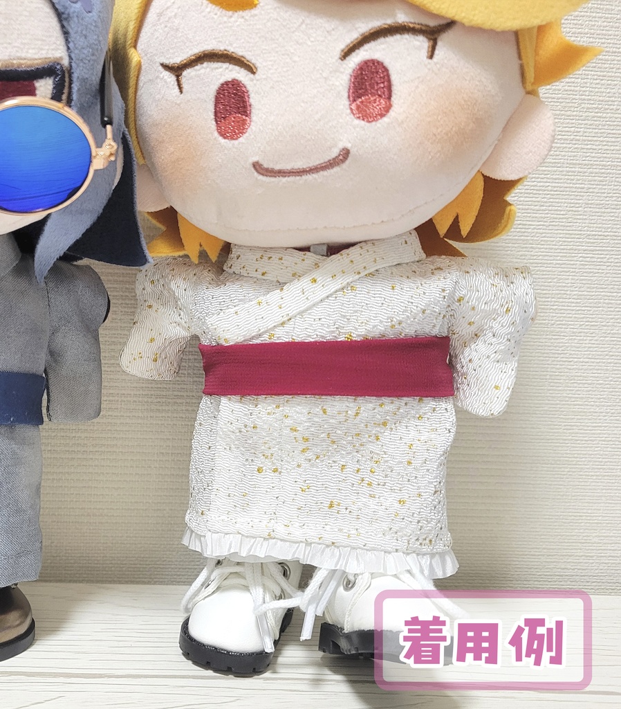 フリル浴衣(わんぱく・20cmぬいサイズ)