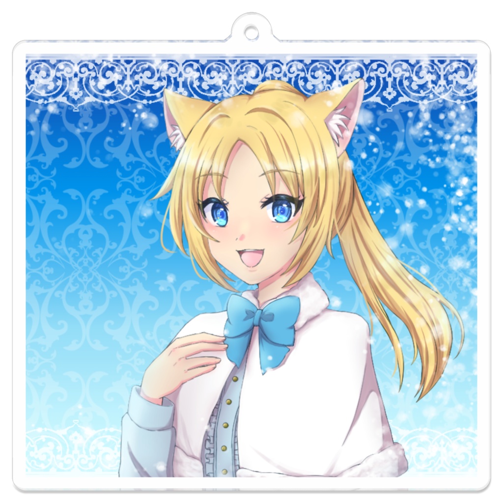 Acrylic keychain White Snow Princess Ana 