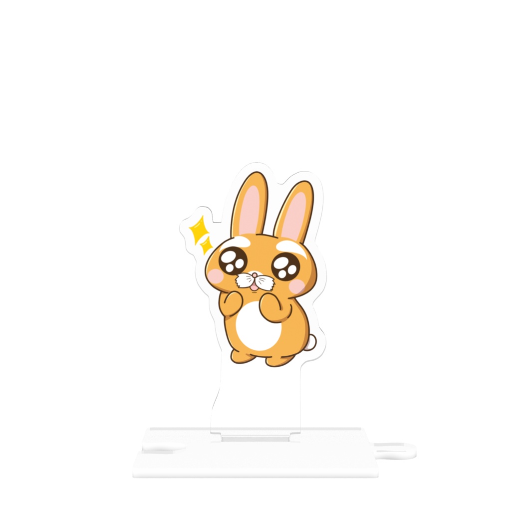Connectable Acrylic Stand Usagi San So Happy - 80mm