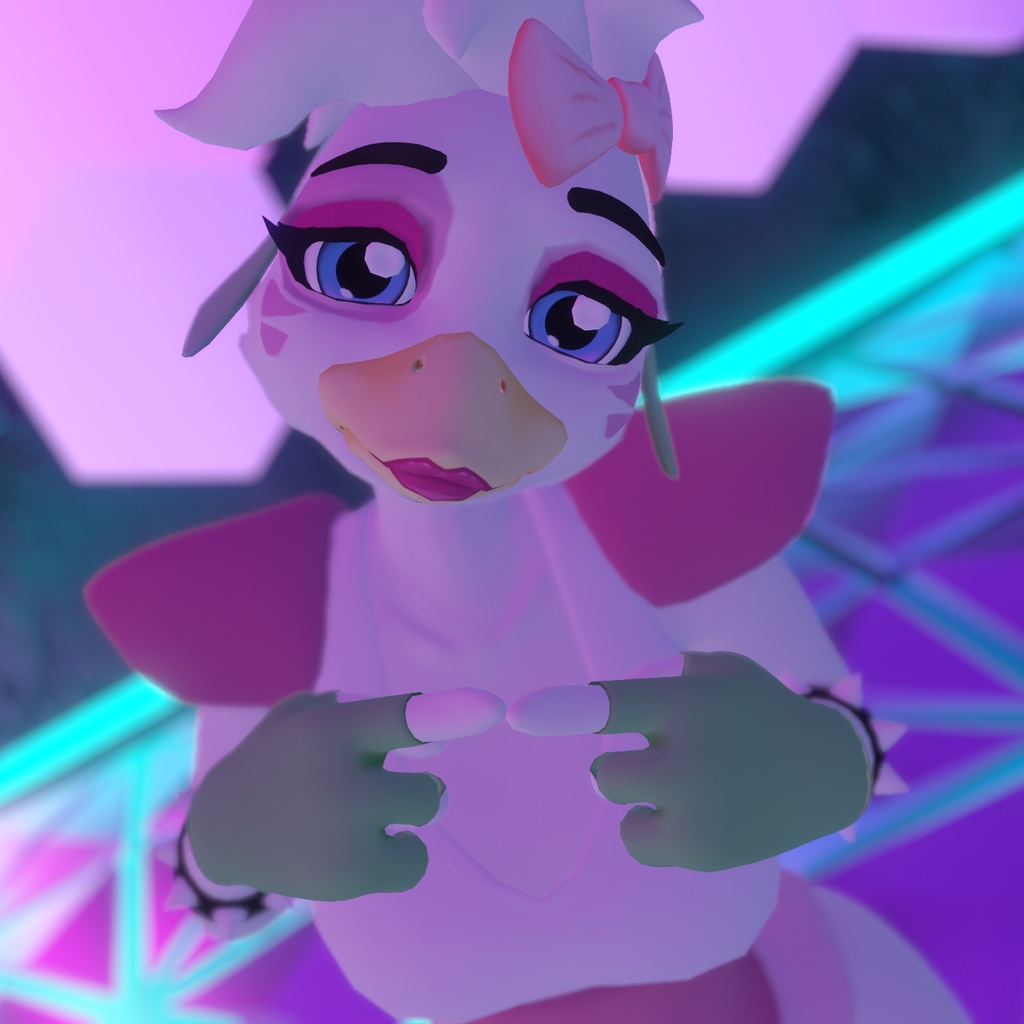 Glamrock Chica (VRChat/Vtuber Avatar) - Teiozemo - BOOTH