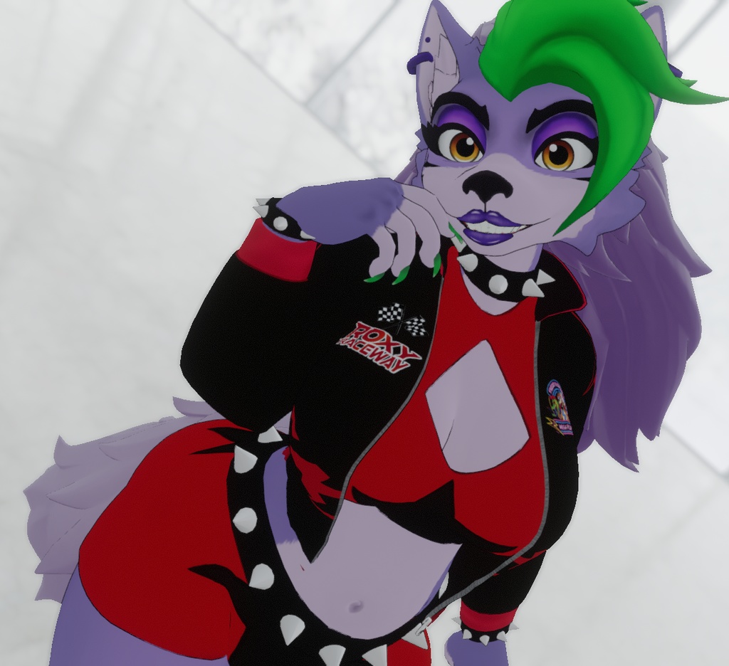 Glamrock Roxanne Wolf (VRChat/Vtuber Avatar)