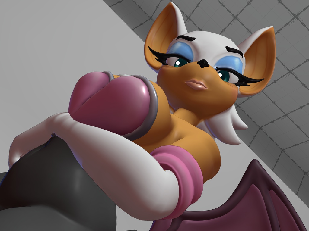 ルージュ・ザ・バット - 3Dモデル/VRChat - Rouge the Bat