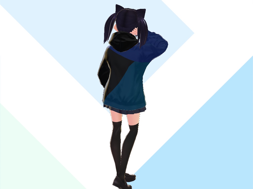 ブロックパーカー【VRoidテクスチャ】