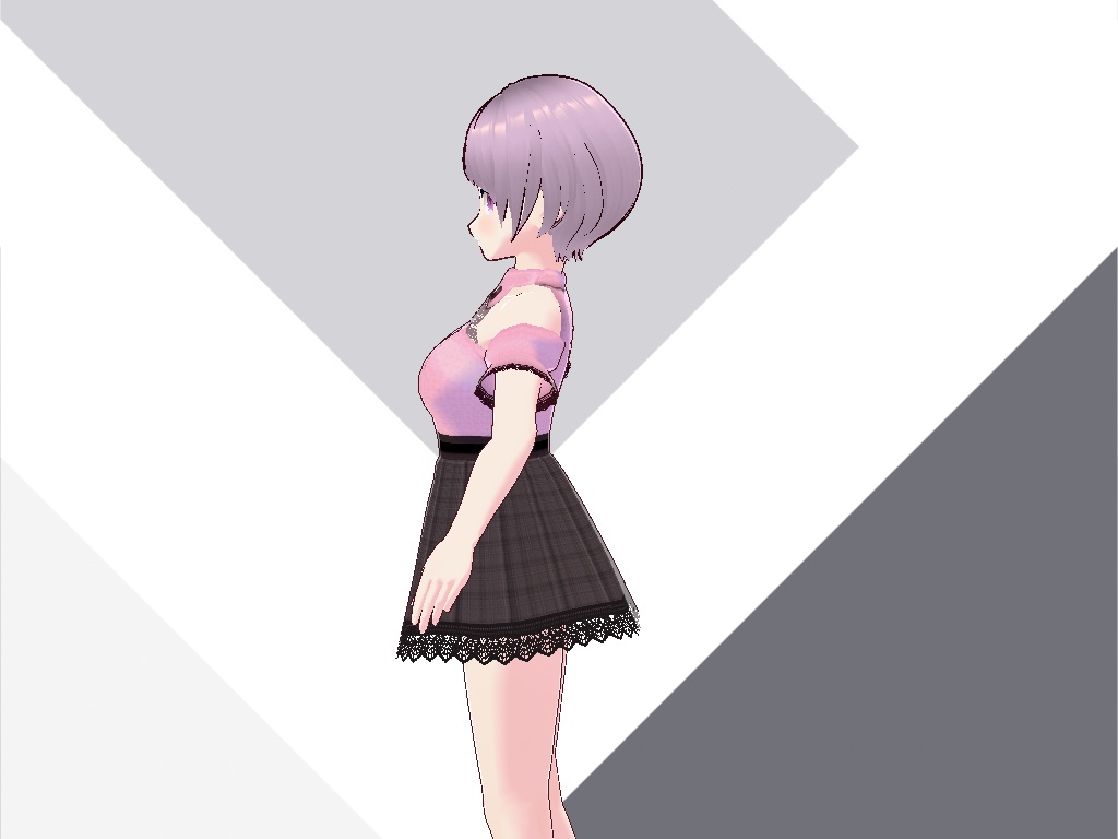 地雷系ワンピース【VRoidテクスチャ】