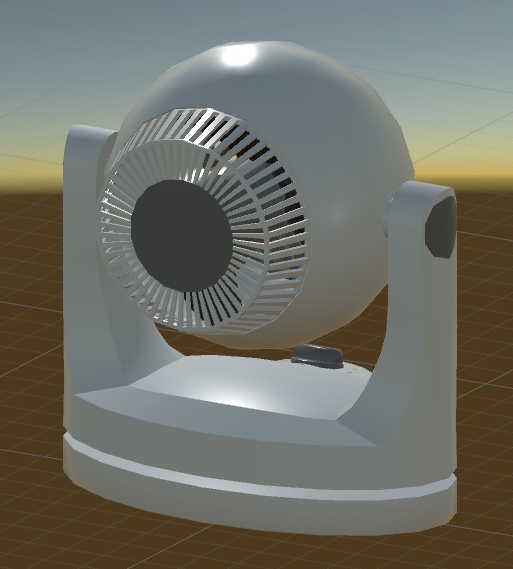 扇風機(サーキュレーター)(VRChat想定)