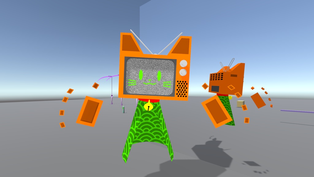 VRChat用アバター キューちゃん・ニューちゃん