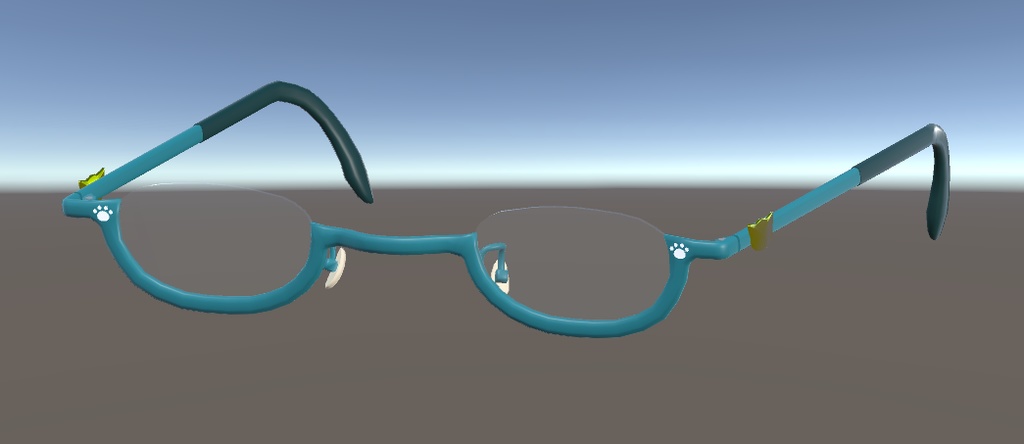 めがね（VRChat想定）（ミーシェちゃん向け）
