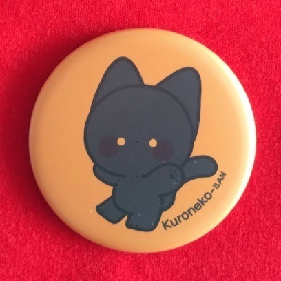 白猫さんと黒猫さん缶バッジ