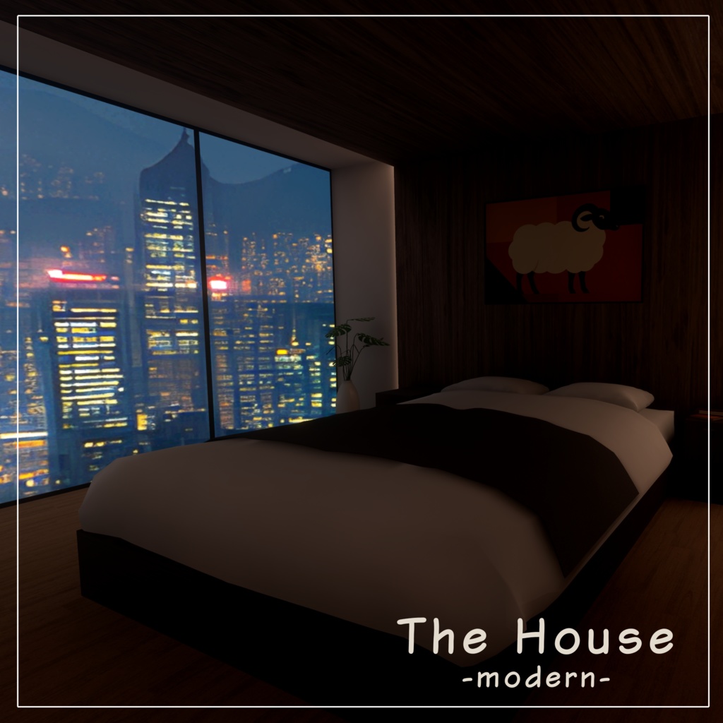 【VRCワールド】The house -modern-