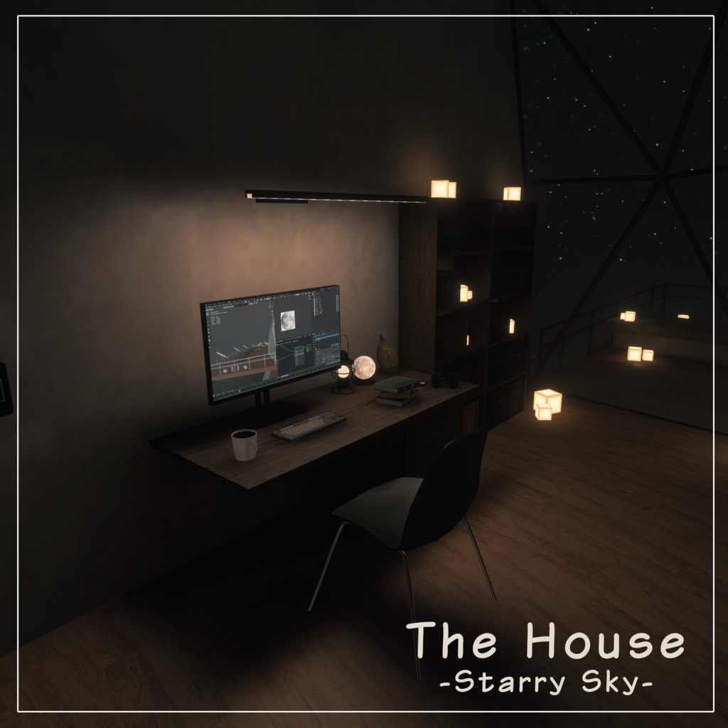 【VRCワールド】The house -Starry Sky-